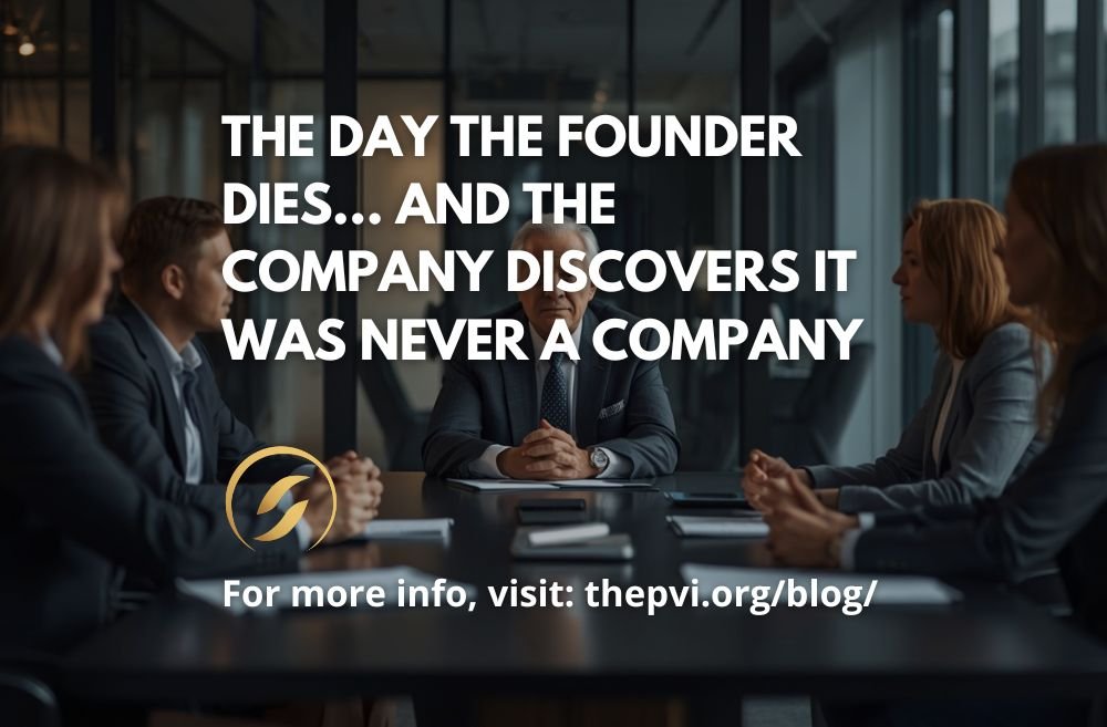 The Day the Founder Dies… and the Company Discovers It Was Never a Company